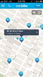Citibike app