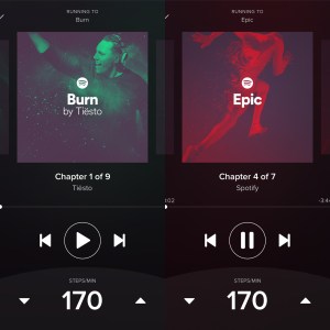 spotify running burn epic