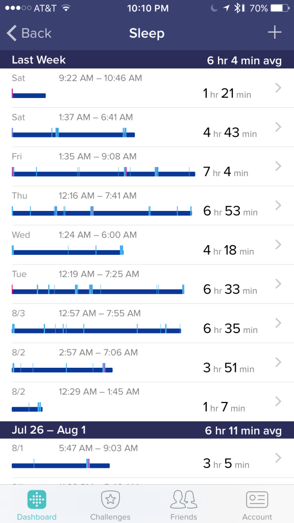 fitbit sleep tracker 1
